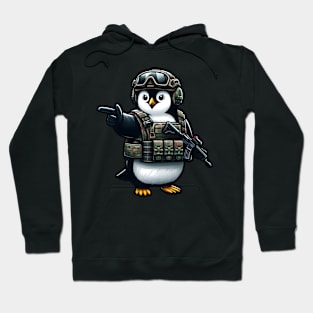 Tactical penguin Hoodie